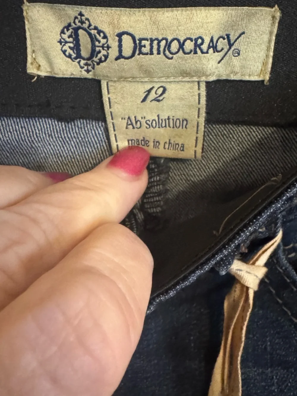 NWT Democracy Absolution *BOOTY LIFT JEGGING* SIZE: 12 #13 - Picture 7 of 9